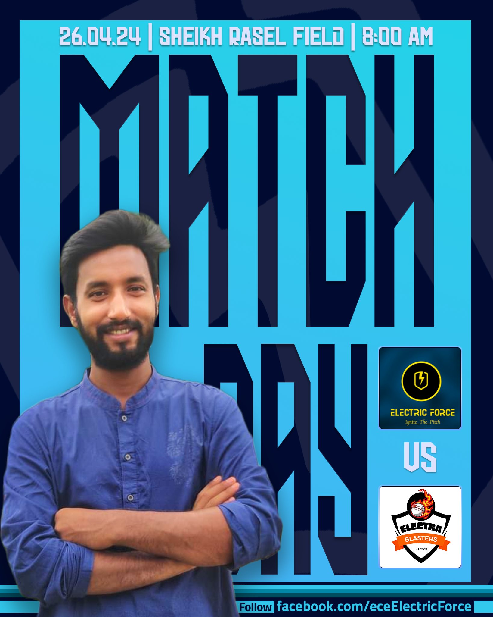 Electric - 🏏 Exciting news, Electric Force fans! ⚡️ Our next match is ...