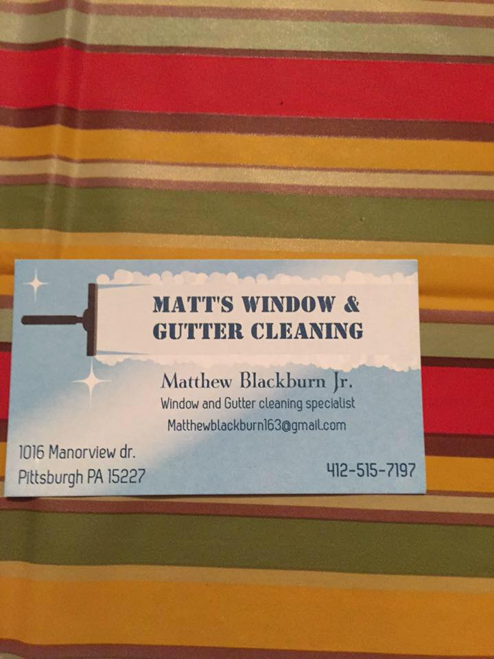 Matt's Window Cleaning And More. | Pittsburgh PA