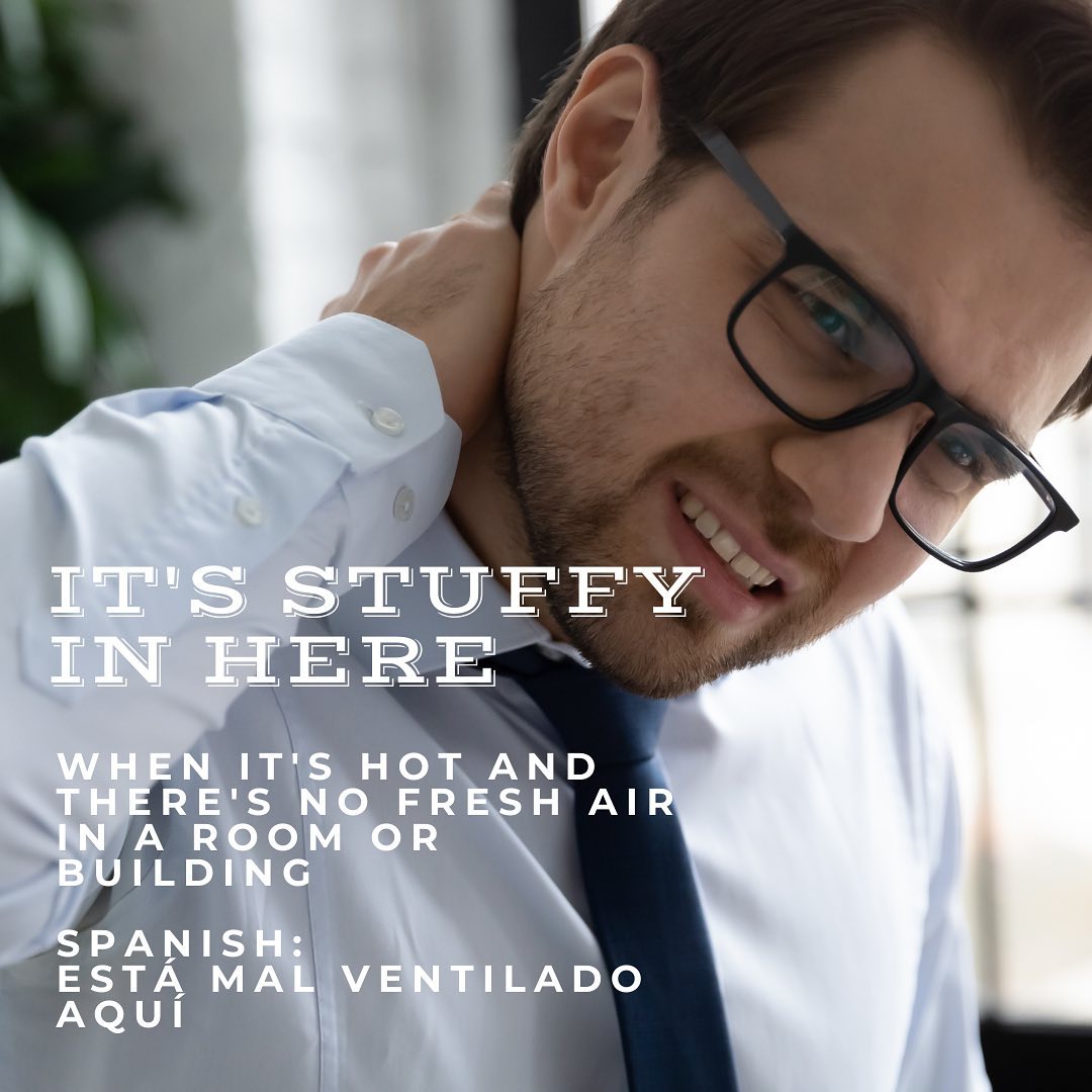☀️ “It’s stuffy in this room.... - Canary Islands English | Facebook