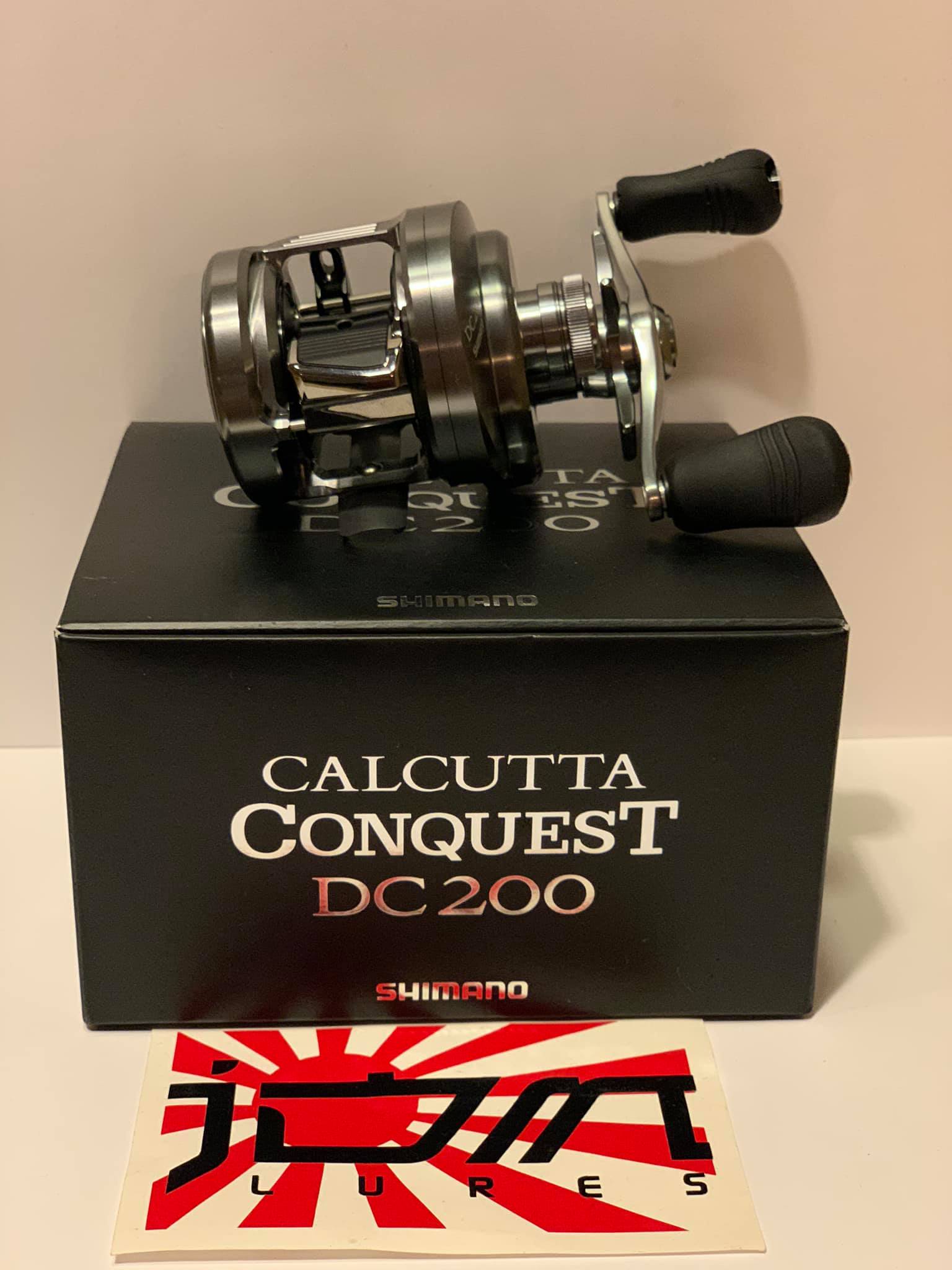 SHIMANO CALCUTTA CONQUEST DC 200 Ratio : 4.8 Drag : 6kg Weight 