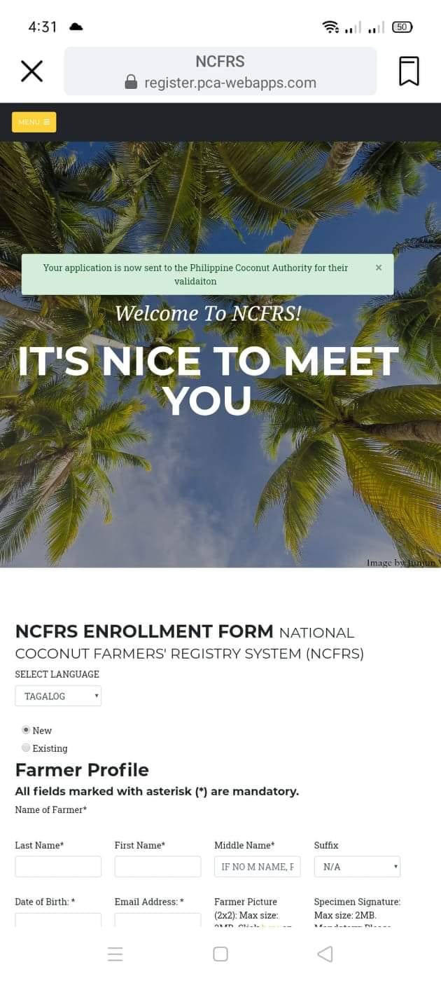 [PAALALA] NCFRS ONLINE... - Philippine Coconut Authority | Facebook