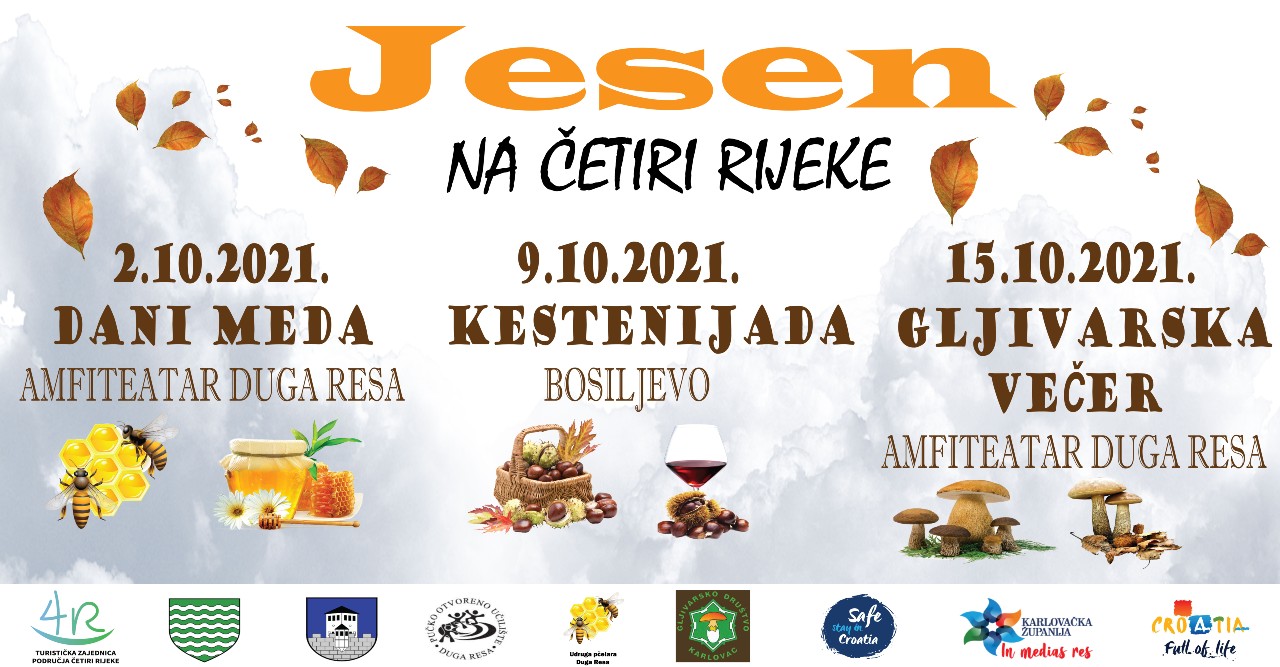 Turistička - [JESEN NA ČETIRI RIJEKE 2021.] ️ DANI MEDA - 2.10. ️ ...
