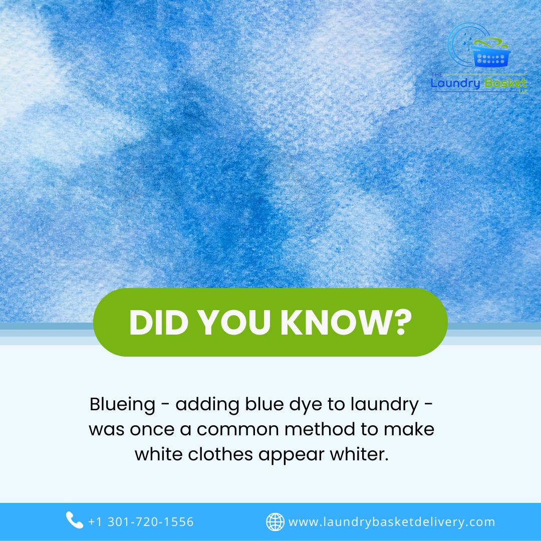 💙 Did you know? Blueing, adding... - Laundrybasketdelivery | Facebook