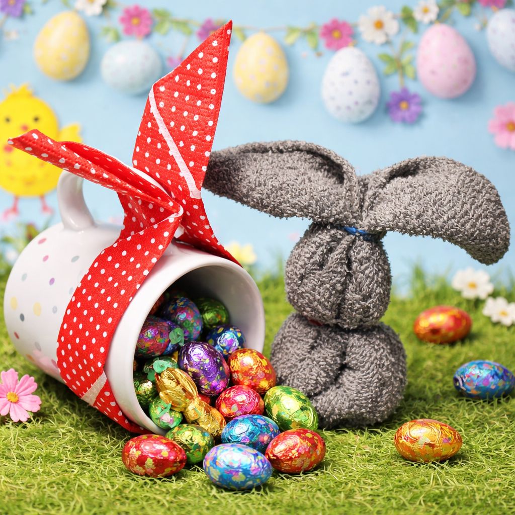 Festicy Lapin De Pâques à Remonter – 6 Carottes Colorées – Jouet Course – Cadeau Bébé 1 An – Décoration