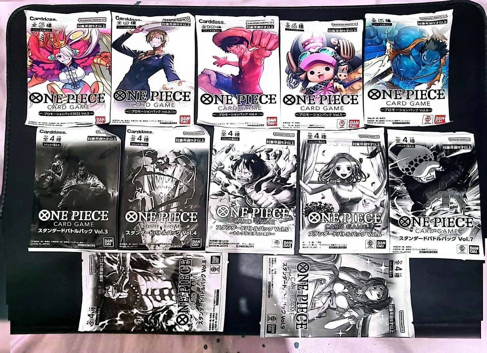 ONE PIECE Card Game Promo Pack Vol. 2 3 4 5 and 6