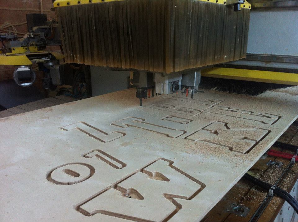 Woodtech - letters out cut and sign making on cnc...