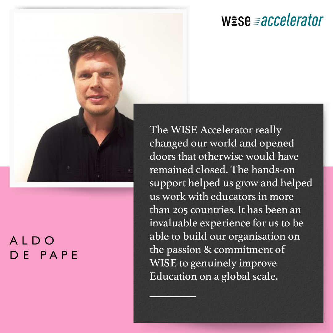 💡 Aldo de... - World Innovation Summit for Education - WISE | Facebook