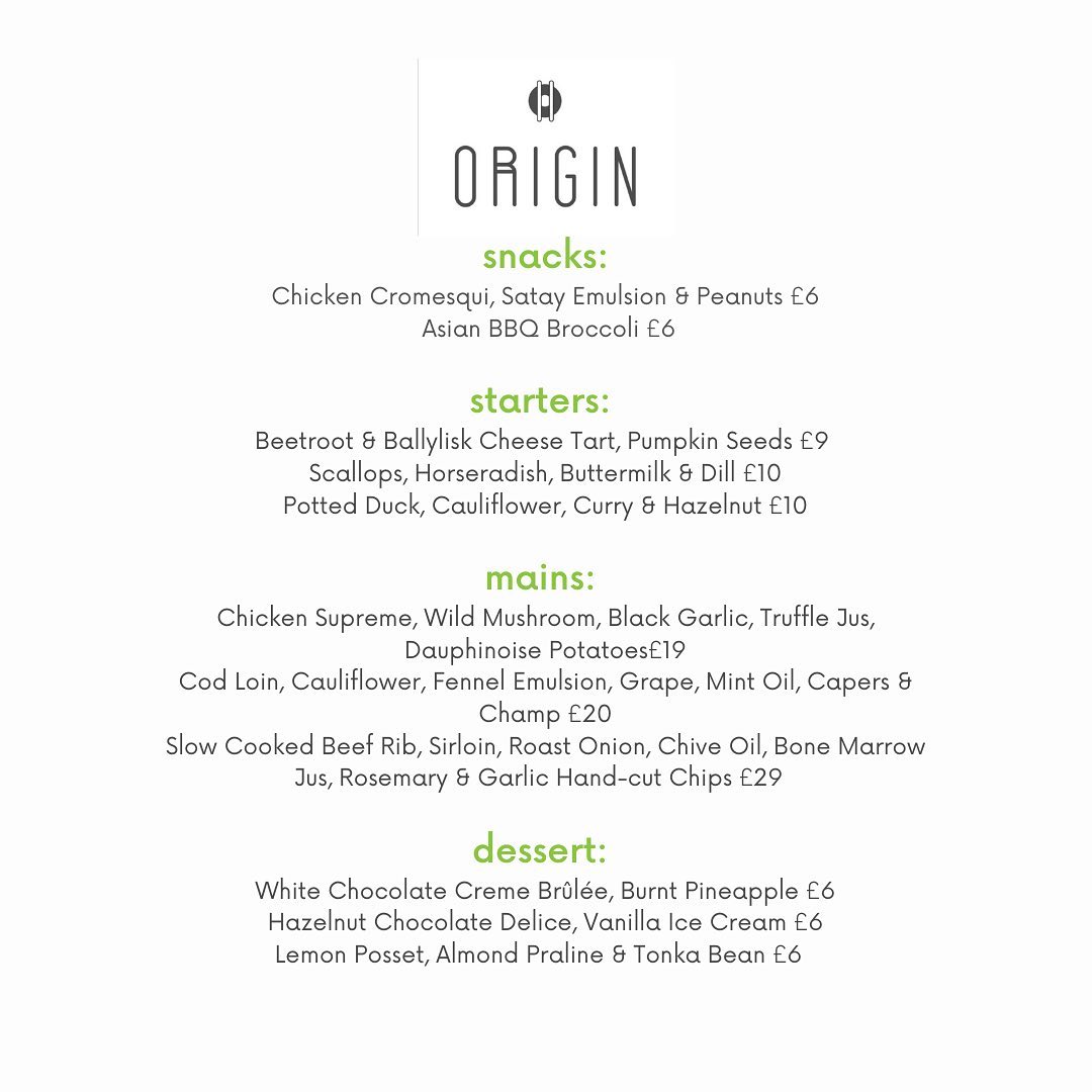 Origin 101 - OCTOBER SUPPER CLUB 🌞 We are delighted that... | Facebook