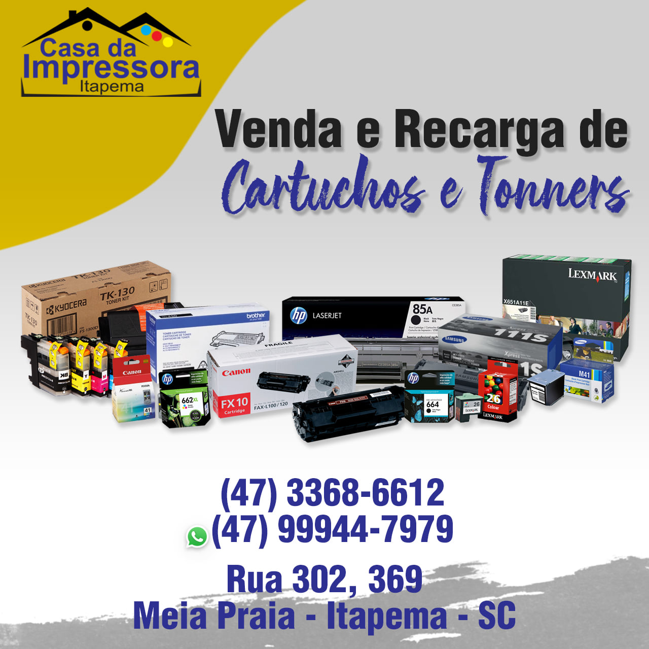 📣🖨 VENDA E RECARGA DE CARTUCHOS E... - Casa da impressora