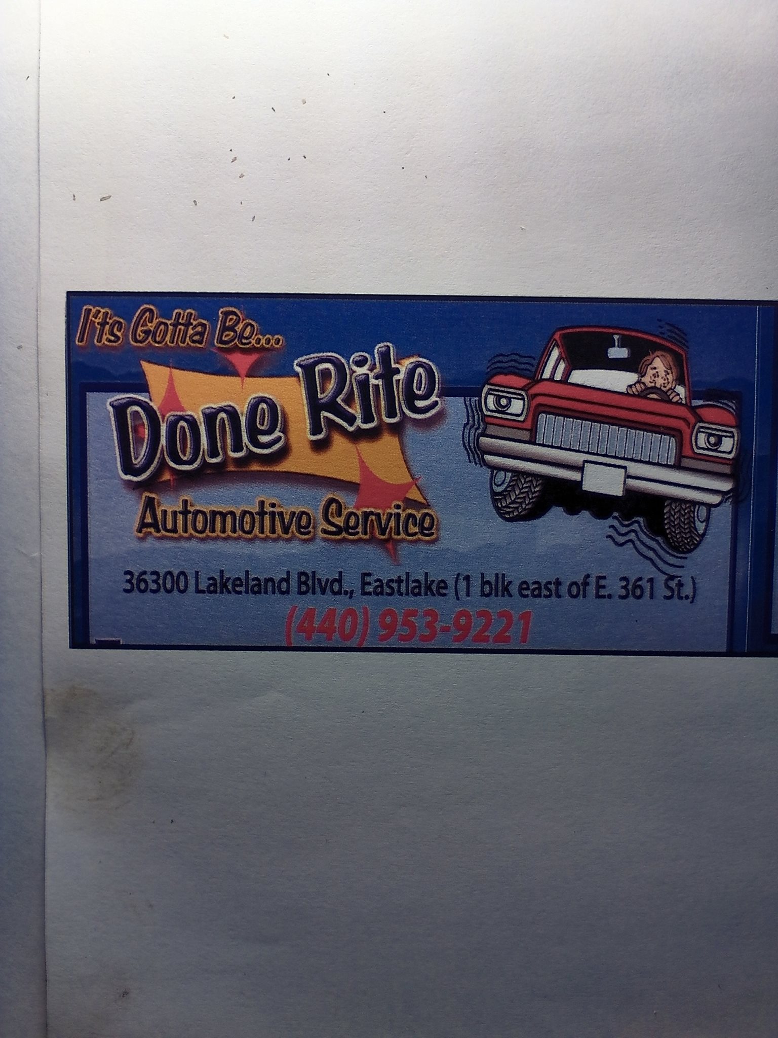 Done-Rite Automotive | Eastlake OH