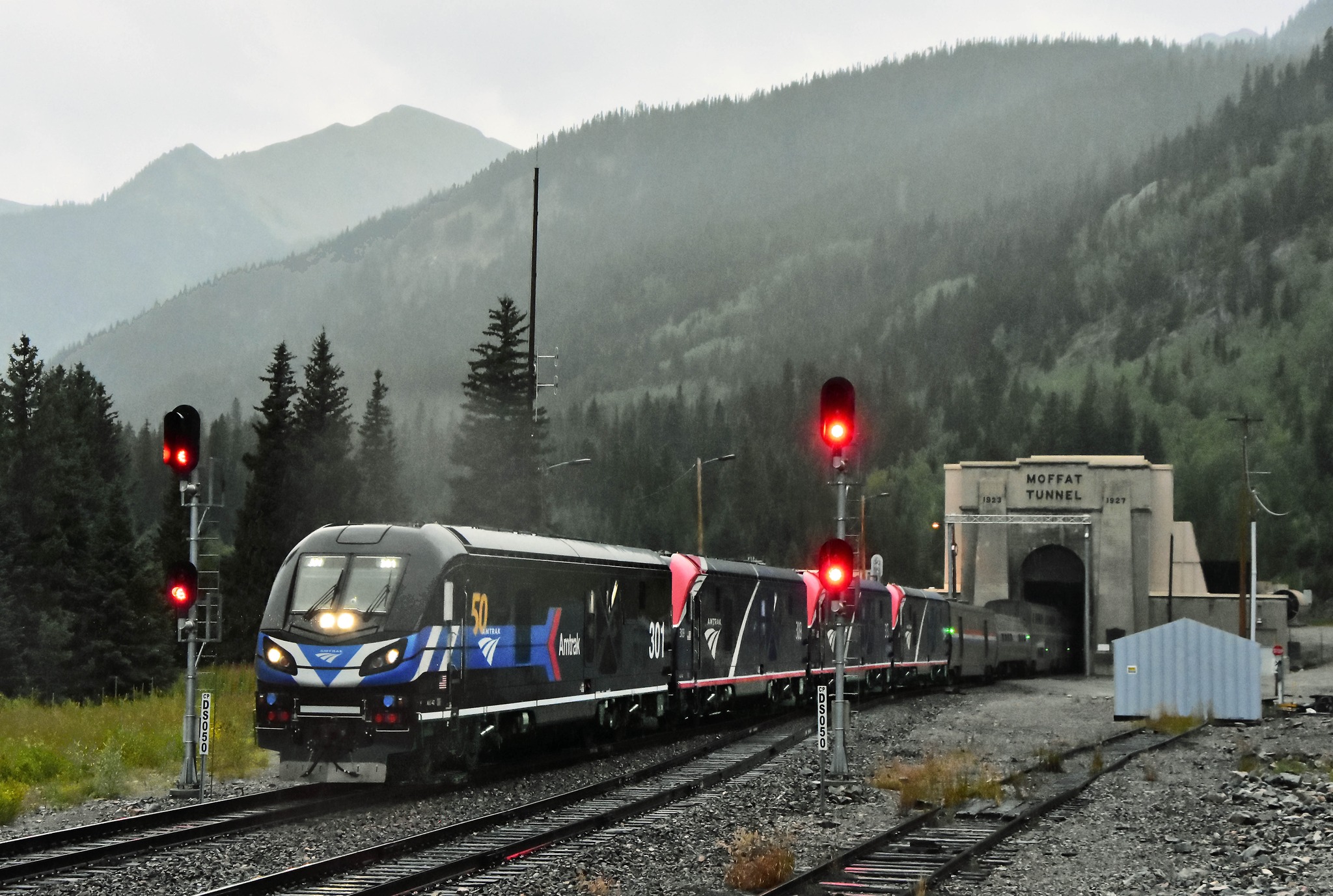 Amtrak California Zephyr with new Siemens locomotives