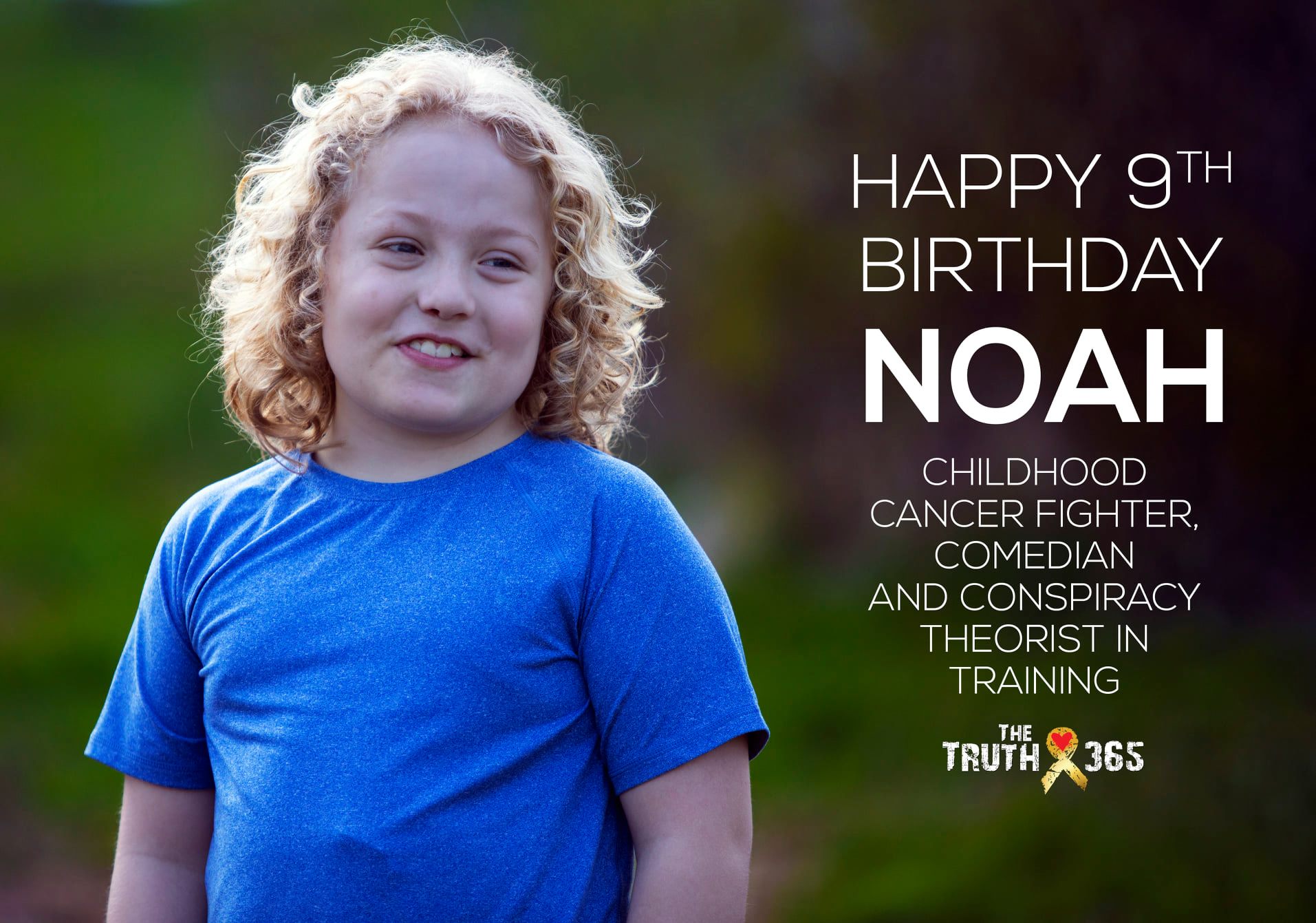 TheTruth365 - Happy 9th Birthday to our friend Noah Roberts! He is a ...