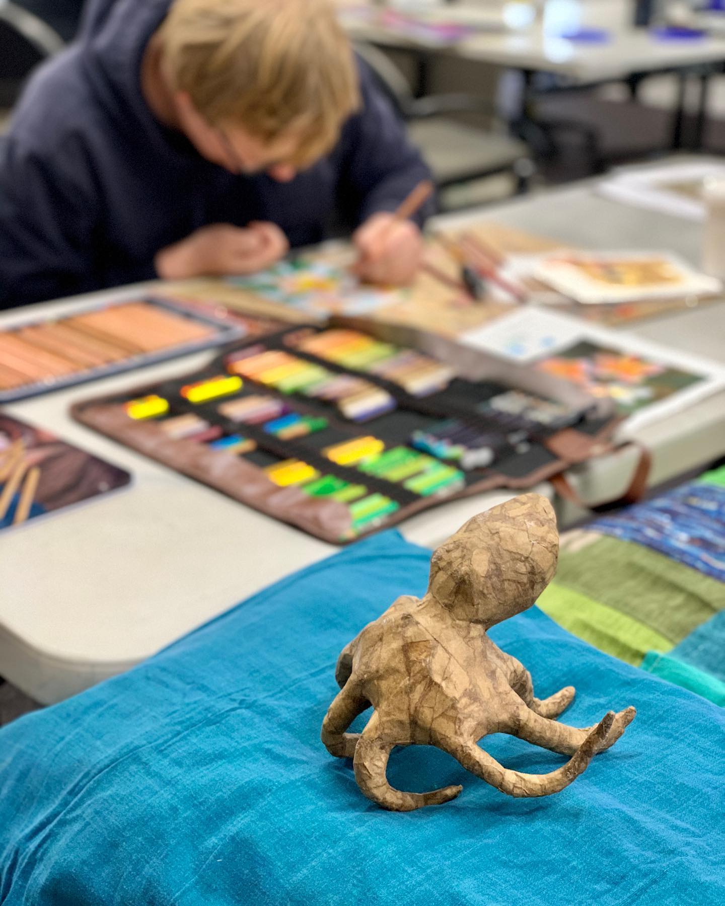 studio A - This little octopus prototype is being...