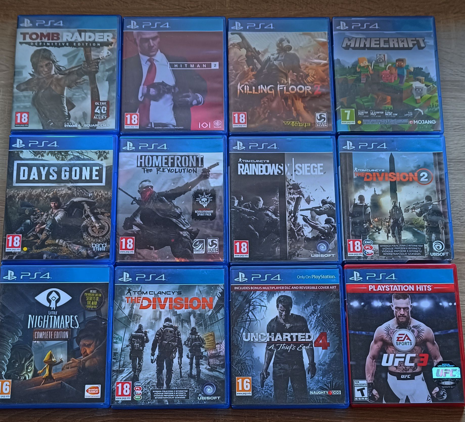 Tomb Raider: Definitive Edition 10€ Hitman 2 13€ Killing Floor 2