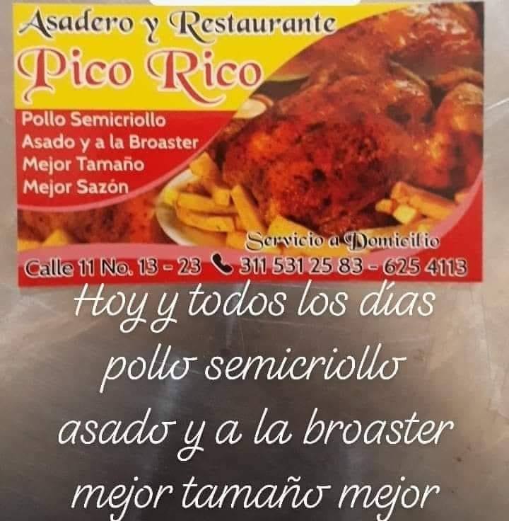 Restaurante y asadero Pico Rico