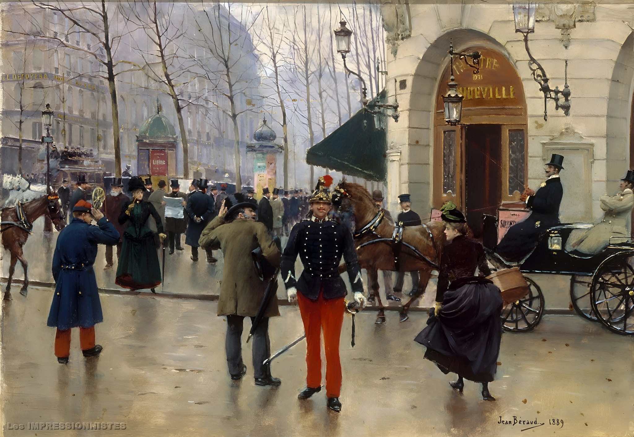 Le Boulevard Saint-Denis, Paris