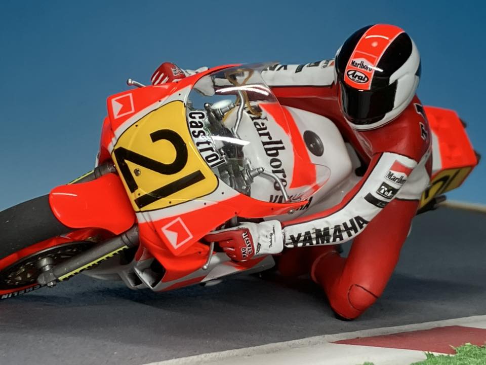 1985 WGP 500cc class TAIRA TADAHIKO with YZR500 in MISANO〜♪( ´θ｀)ノ