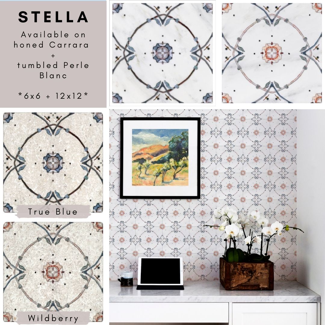 Tile - We love the pattern tiles from Stone Impressions! This is the ...