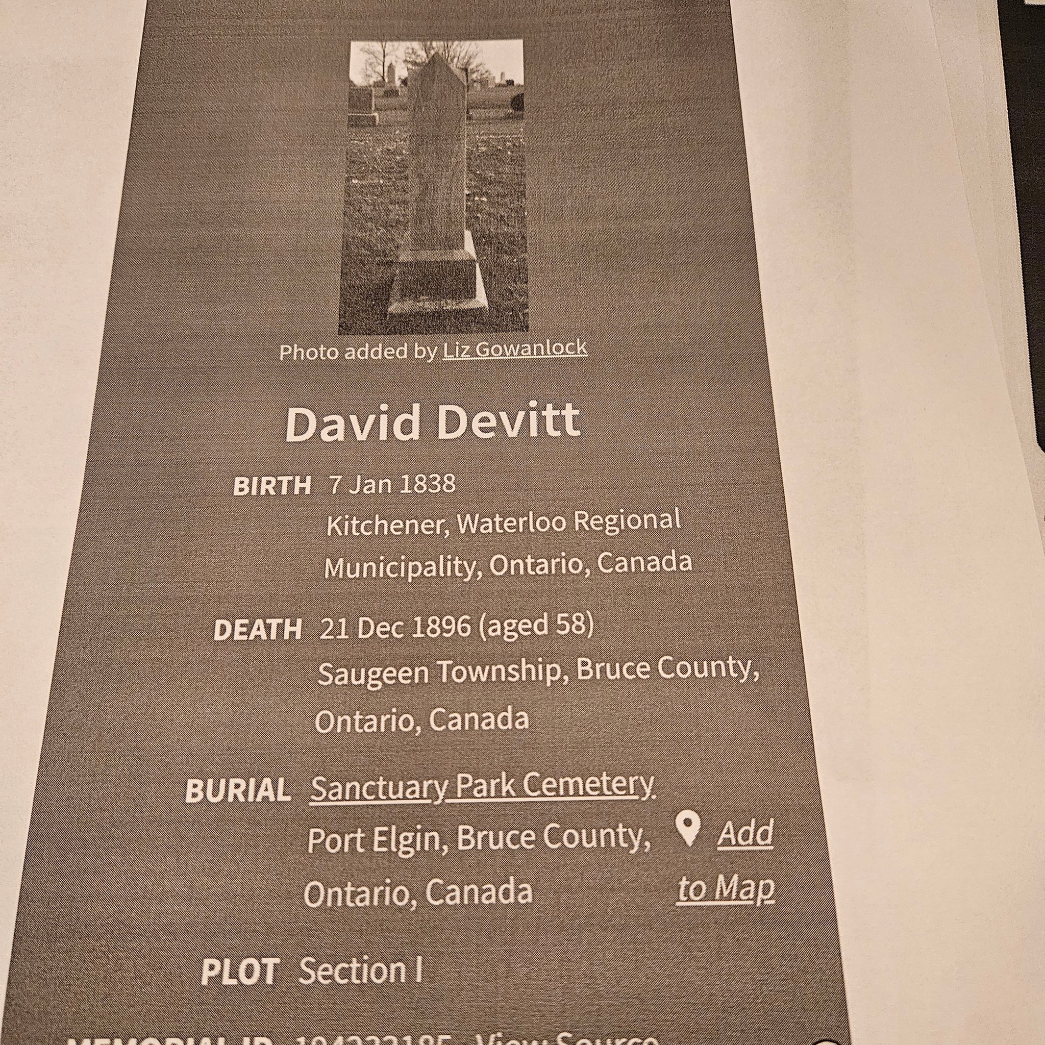 The Devitt Clan | Are any of you a descendant of David Devitt who I ...