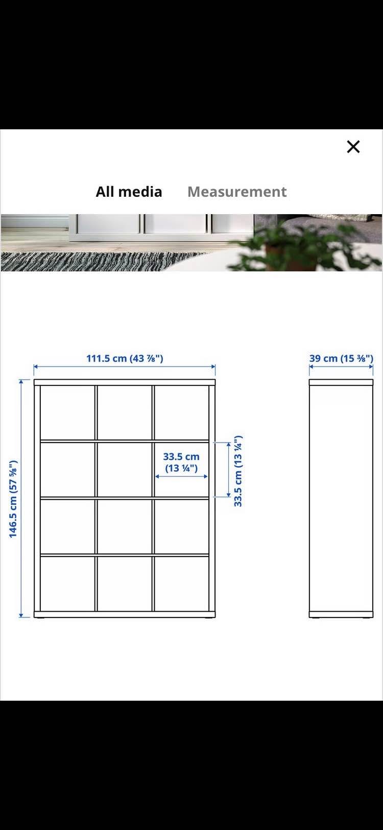 Brand new in box, never opened 3x4 12 cube Ikea Kallax Shelf Matte White Pickup in Easton or can meet on Kent Island