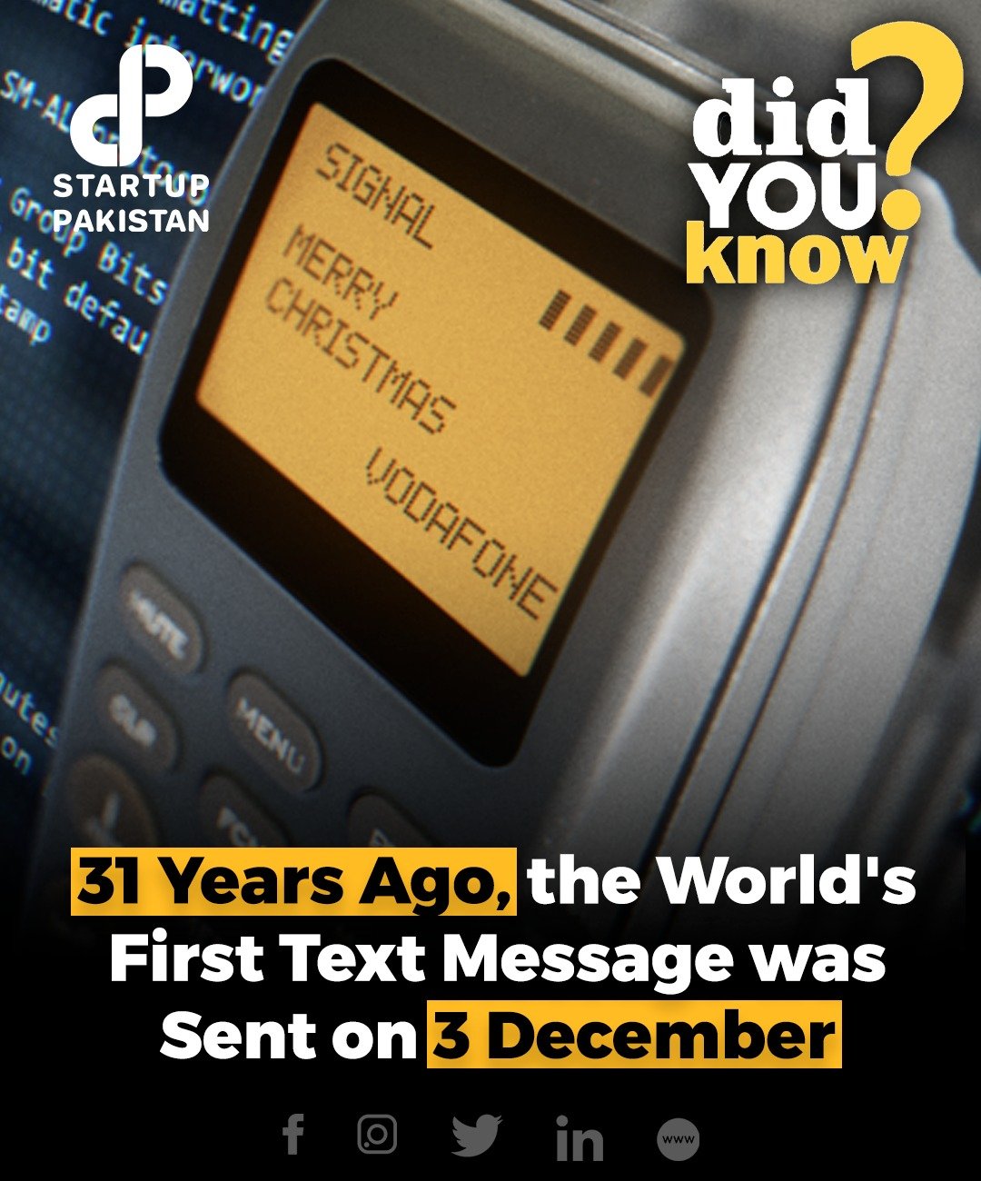 On this day in 1992, British engineer Neil Papworth typed the