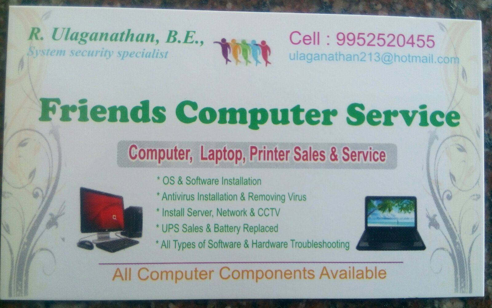 Friends Computer service | Chennai