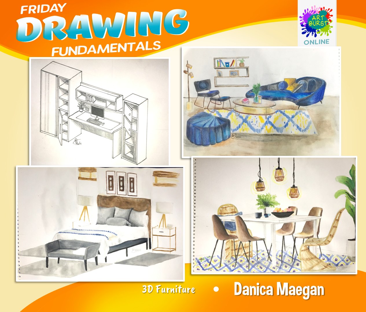 Art Burst - Congratulations to our Friday Drawing...