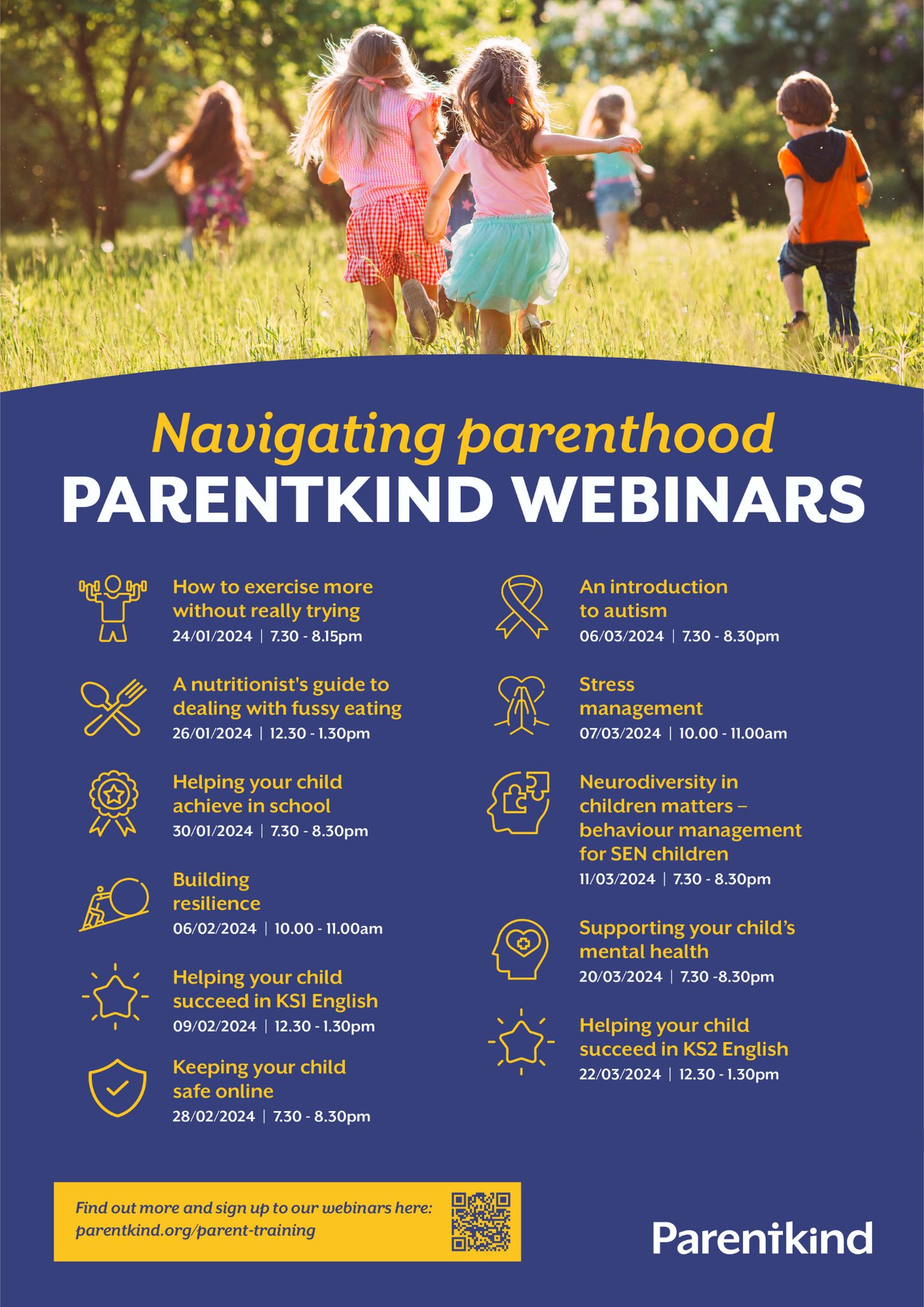 Parentkind - Our Navigating Parenthood webinars return...