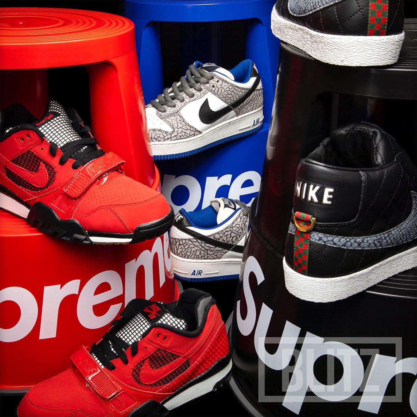 The Supreme X Wedo Step Stool is now available in all colors on 
