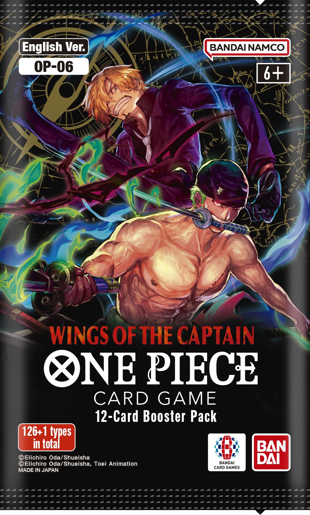 bandai one piece trading card game double pack 6  Set Vol.6 [DP-06] (Inglese)  Card Gear Set Contents One Piece Card Game new