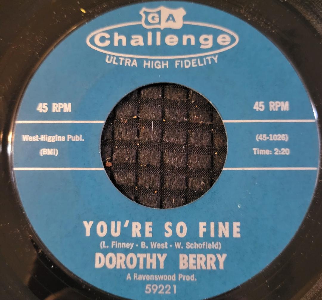 Dorothy Berry's soulful dance singles on Dot Records' Planetary label