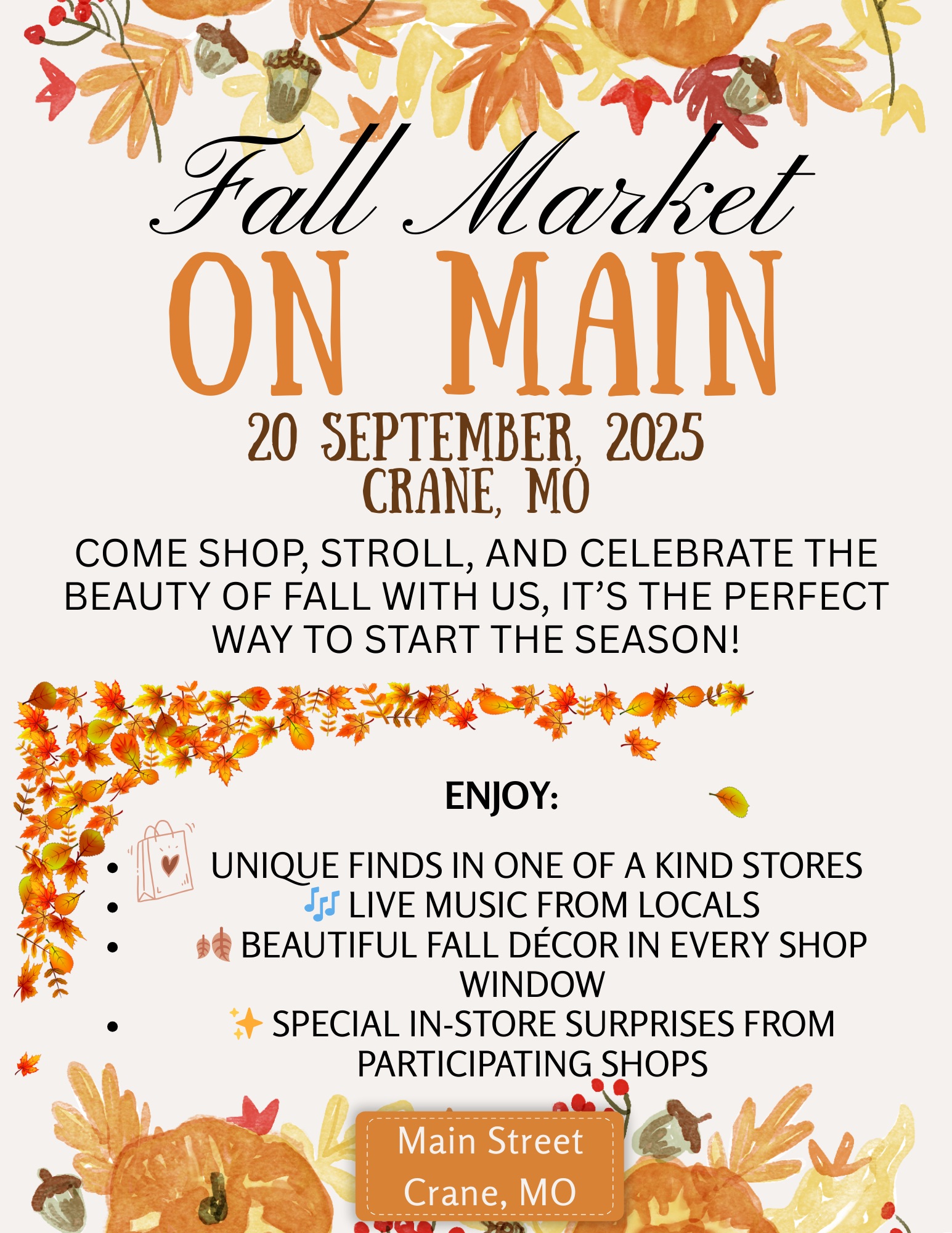 Fall Market on Main