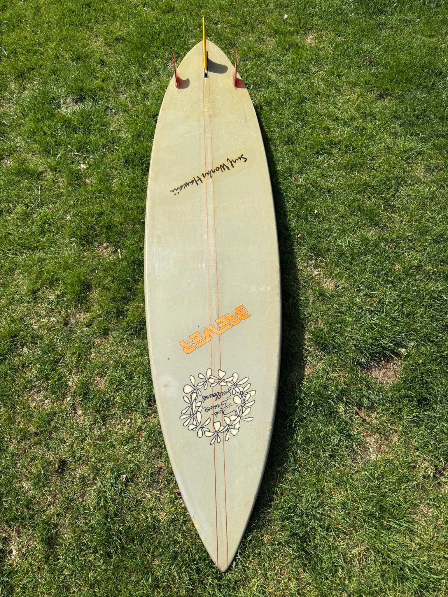 Vintage Surfboard Shaped by Dick Brewer
