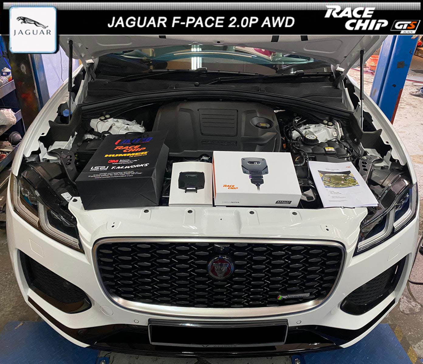 Jaguar F-Pace 2.0P AWD RaceChip GTS with App Control Phenomenal 