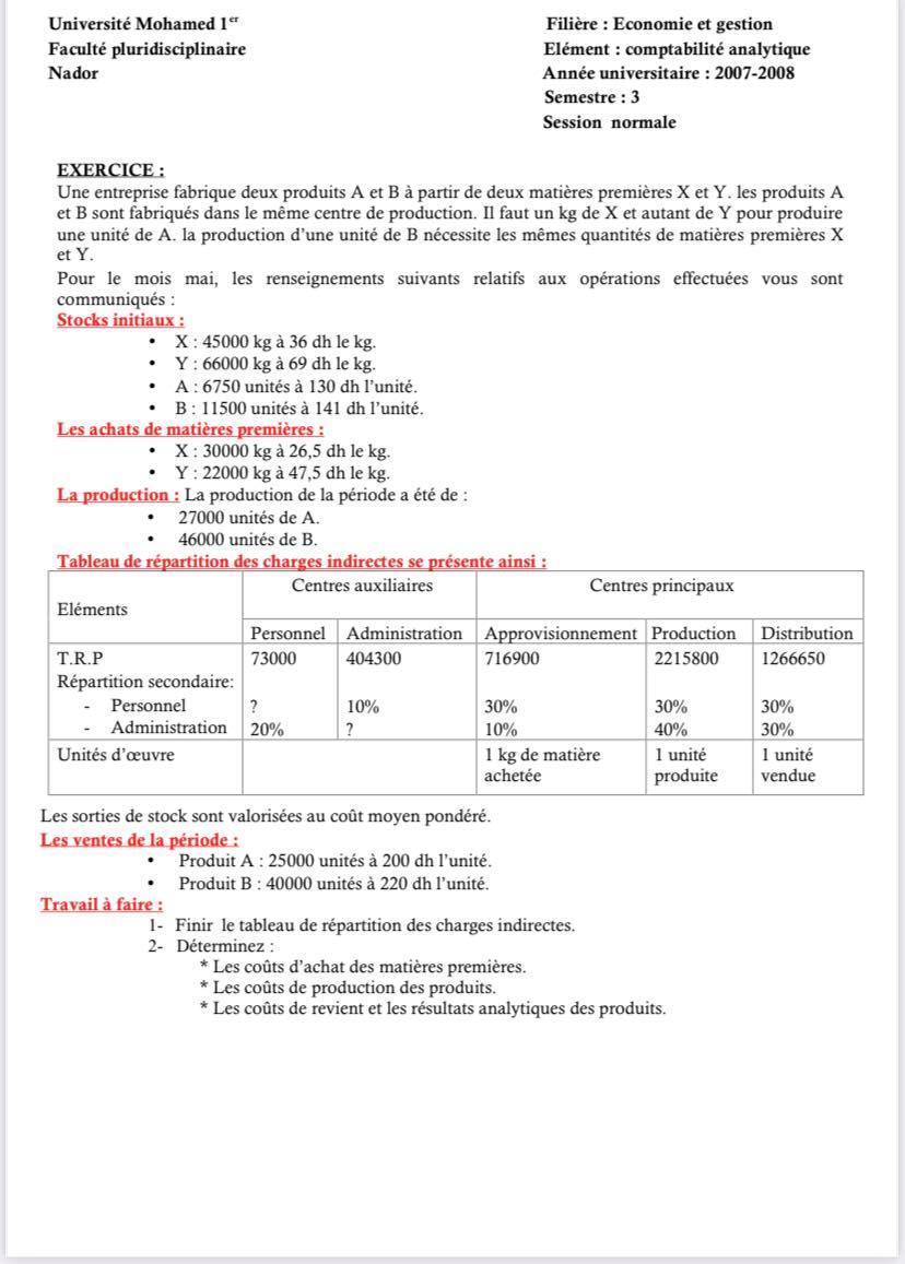 Comptabilité Générale Exercices Avec Corrigés Détaillés Pdf