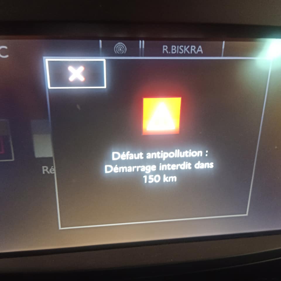 Défaut Antipollution Démarrage Interdit Dans 1100 Km Berlingo