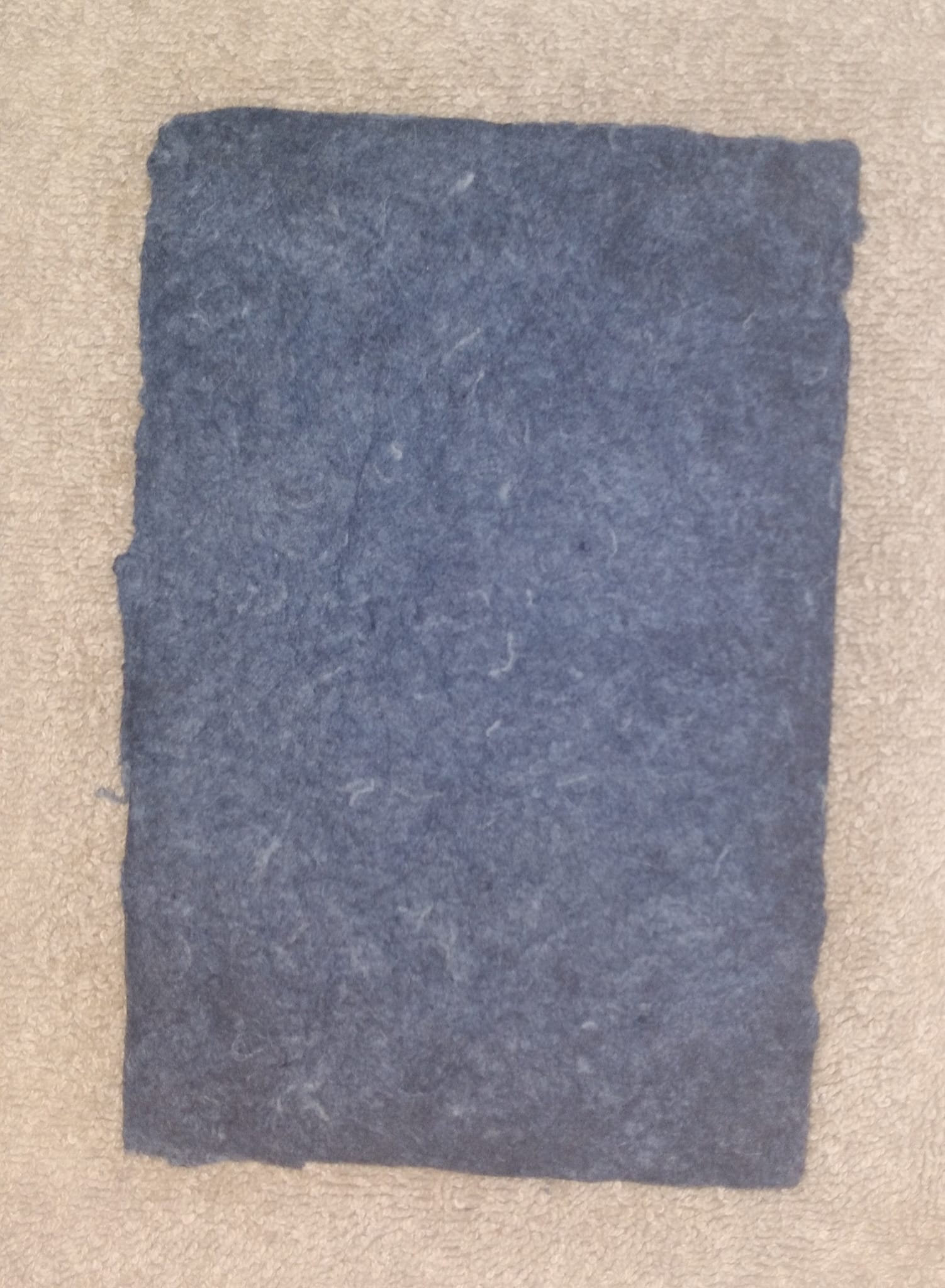 Making Paper with Denim Scraps and Fabric Pulp