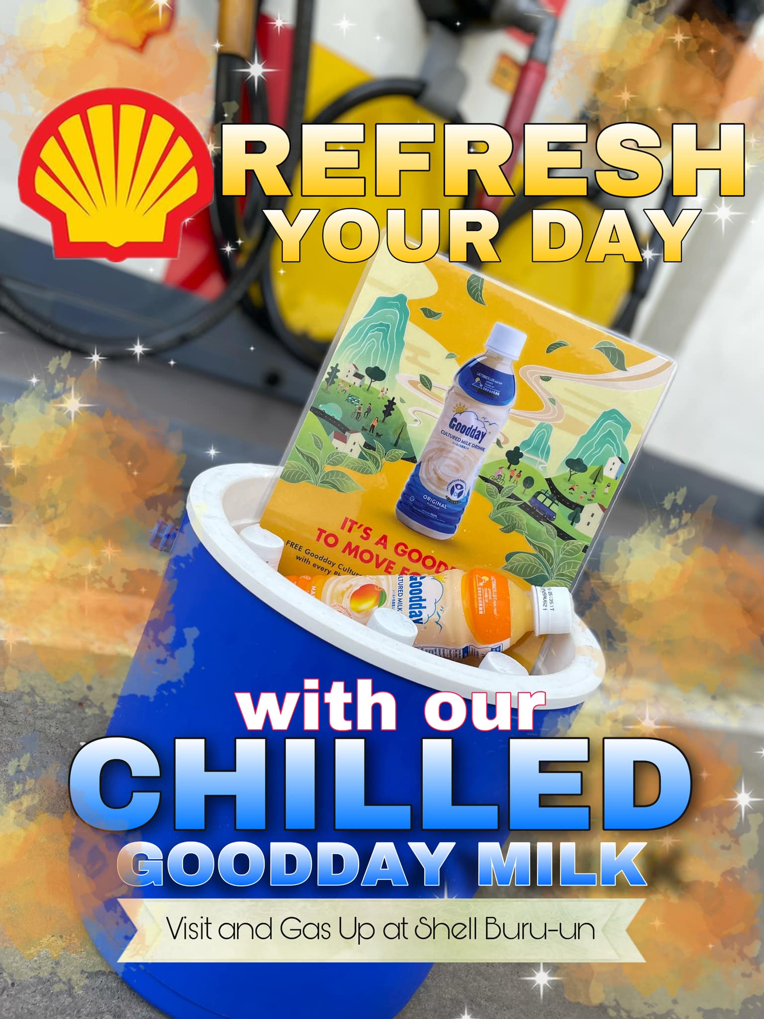SHELL Buru-un - Stay healthy and refreshed with a chilled bottle of ...