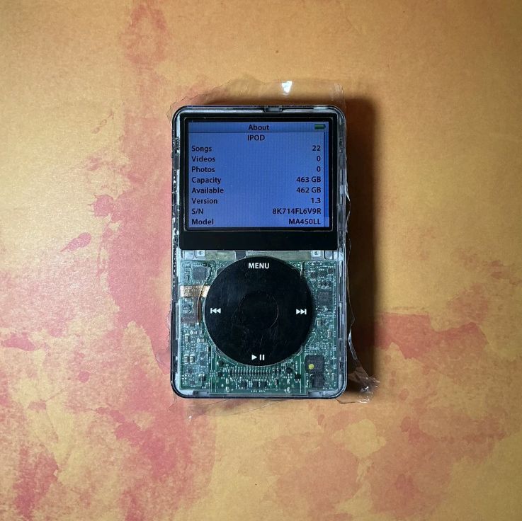 iPod Classic using a Bluetooth attachment for the Nintendo switch