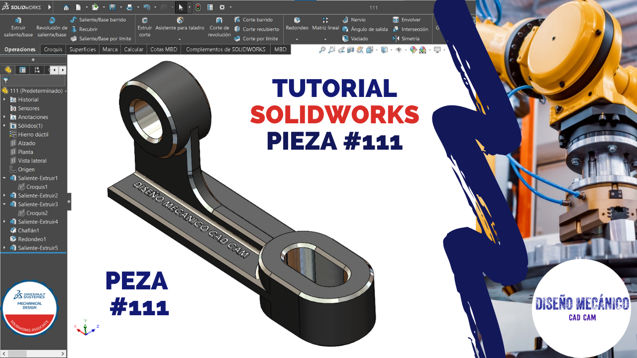 InnovaTech - El Mejor Tutorial de SOLIDWORKS Basico Pieza...