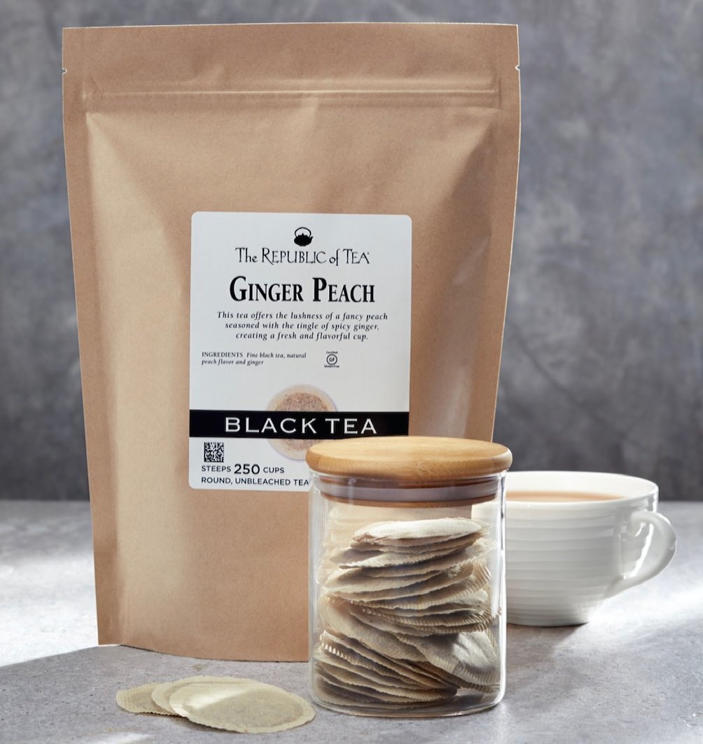 Our Ginger Peach Longevity Tea is a... - The Republic of Tea