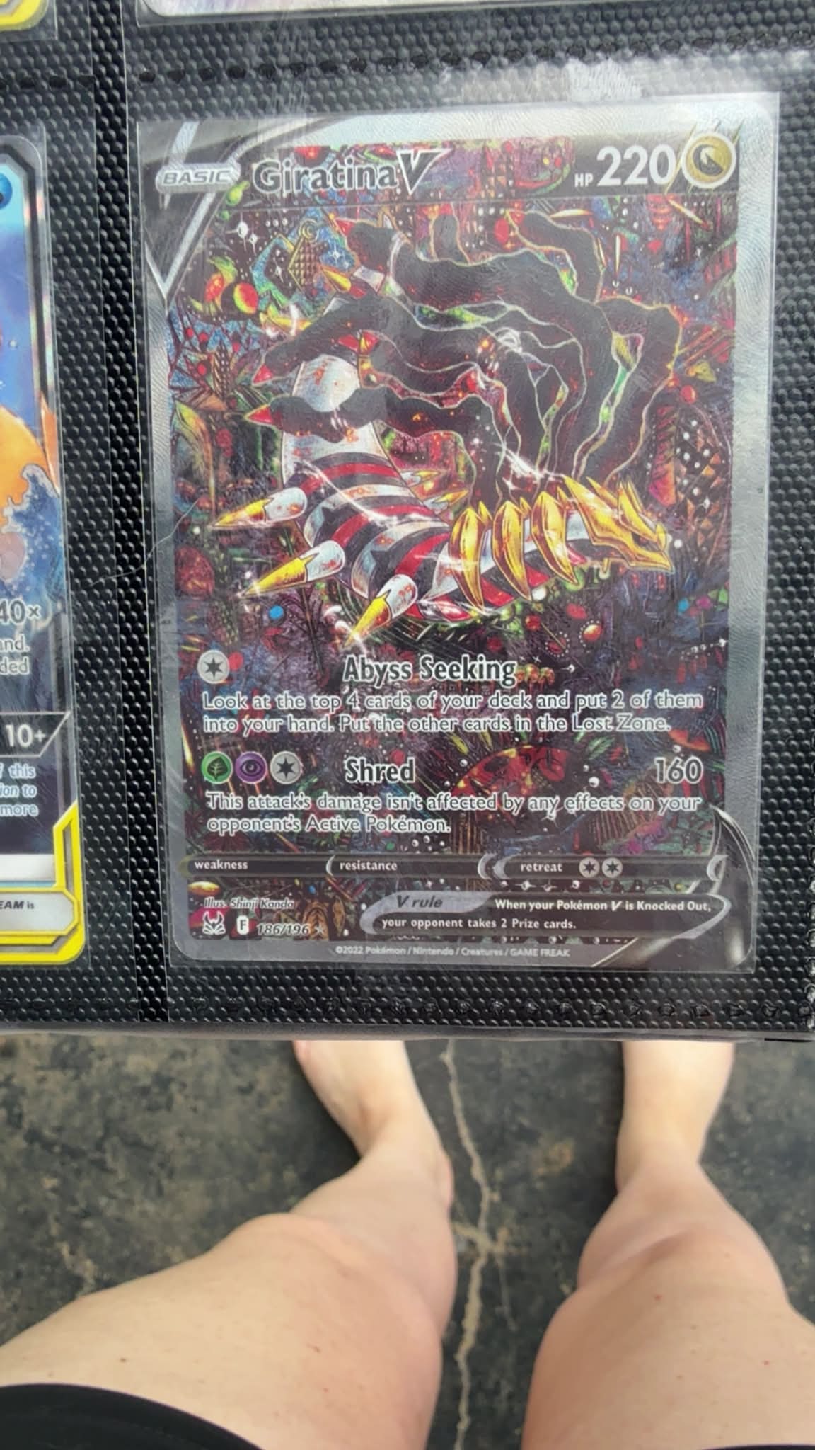 shiny giratina pokemon card V Rare Ultra (186/196) Lost Origin PSA 10  Bescards The item available is listed in the Title Giratina - 10/127 - Pokemon