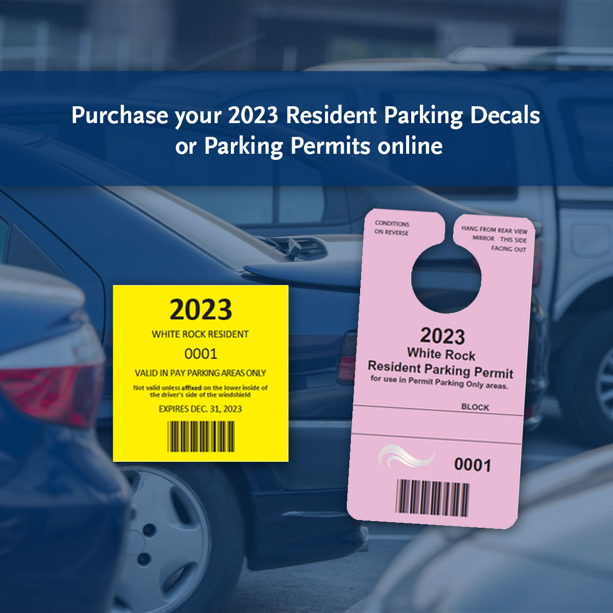 2023 resident pay parking decals and... - City of White Rock