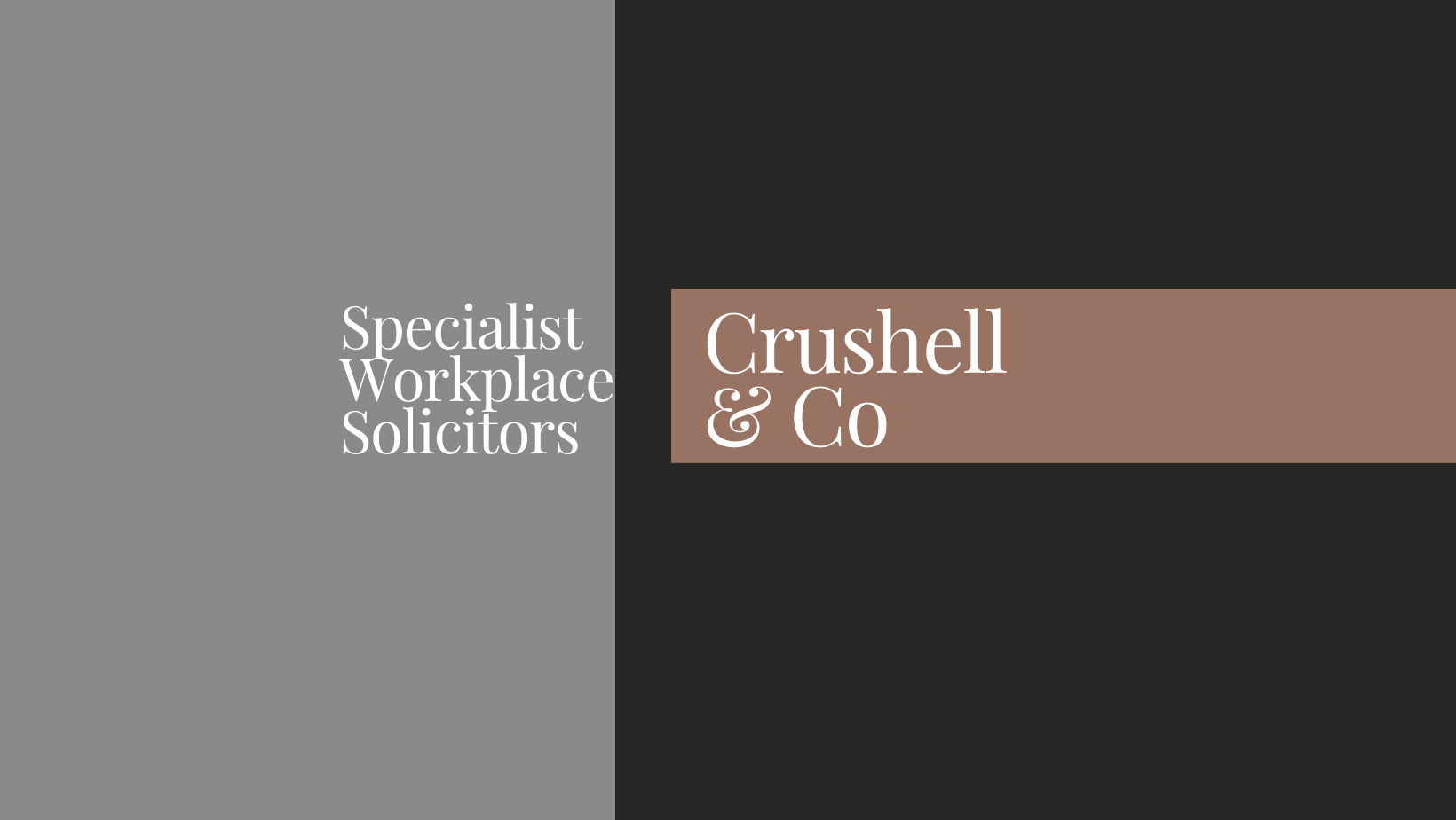Crushell & Co l Specialist Workplace Solicitors