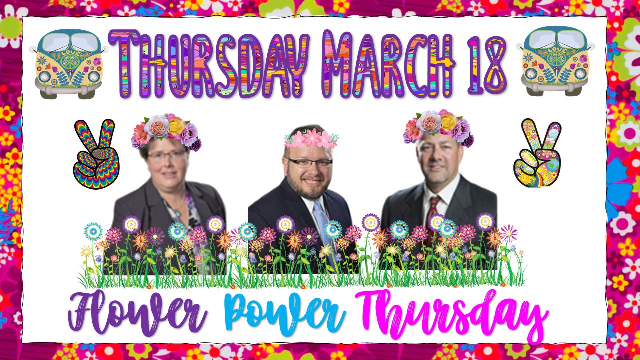 Today is Flower Power Thursday! Let's... - Salisbury Middle
