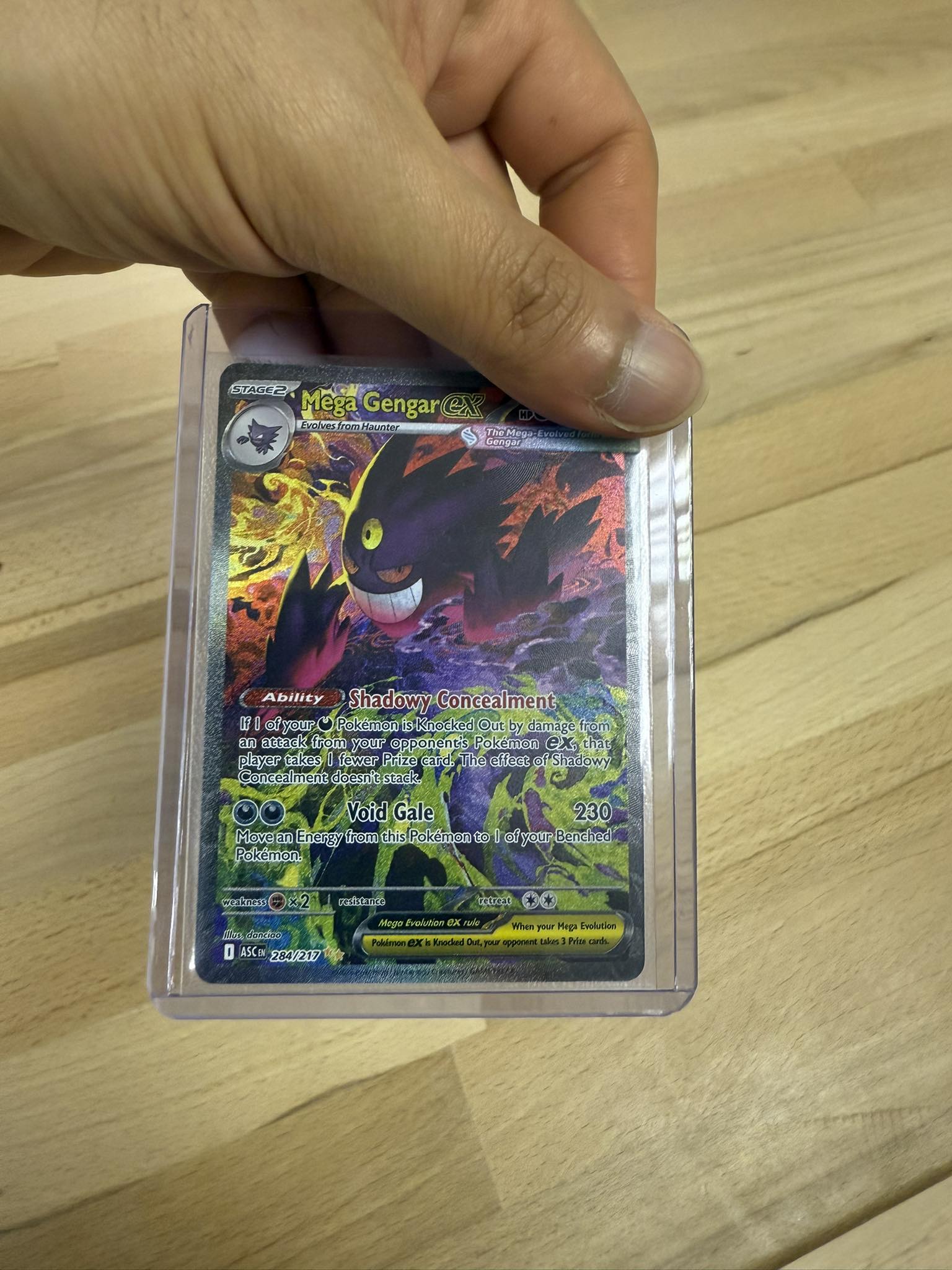 ยังเสนอราคาได้นะครับ Mega Gengar EX 284/217 SIR