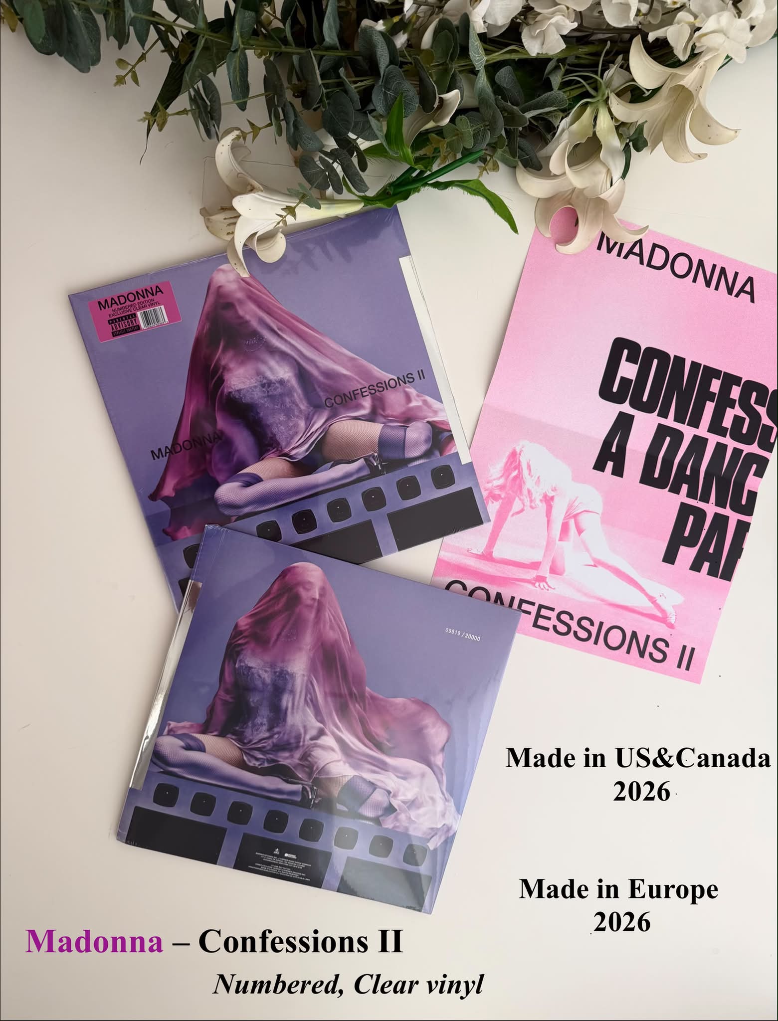 Confessions II Spotify fans first milky clear vinyl