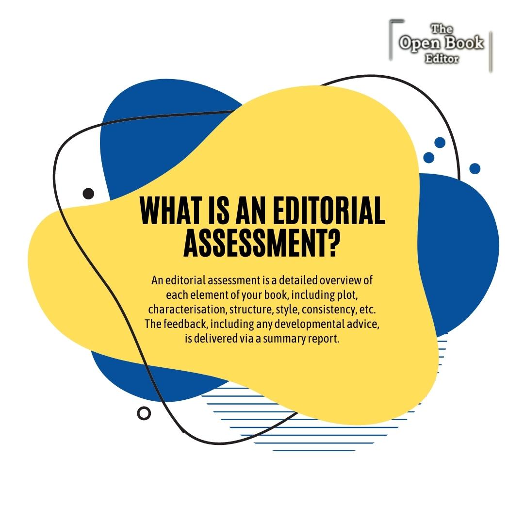 An editorial assessment is a... - The Open Book Editor | Facebook