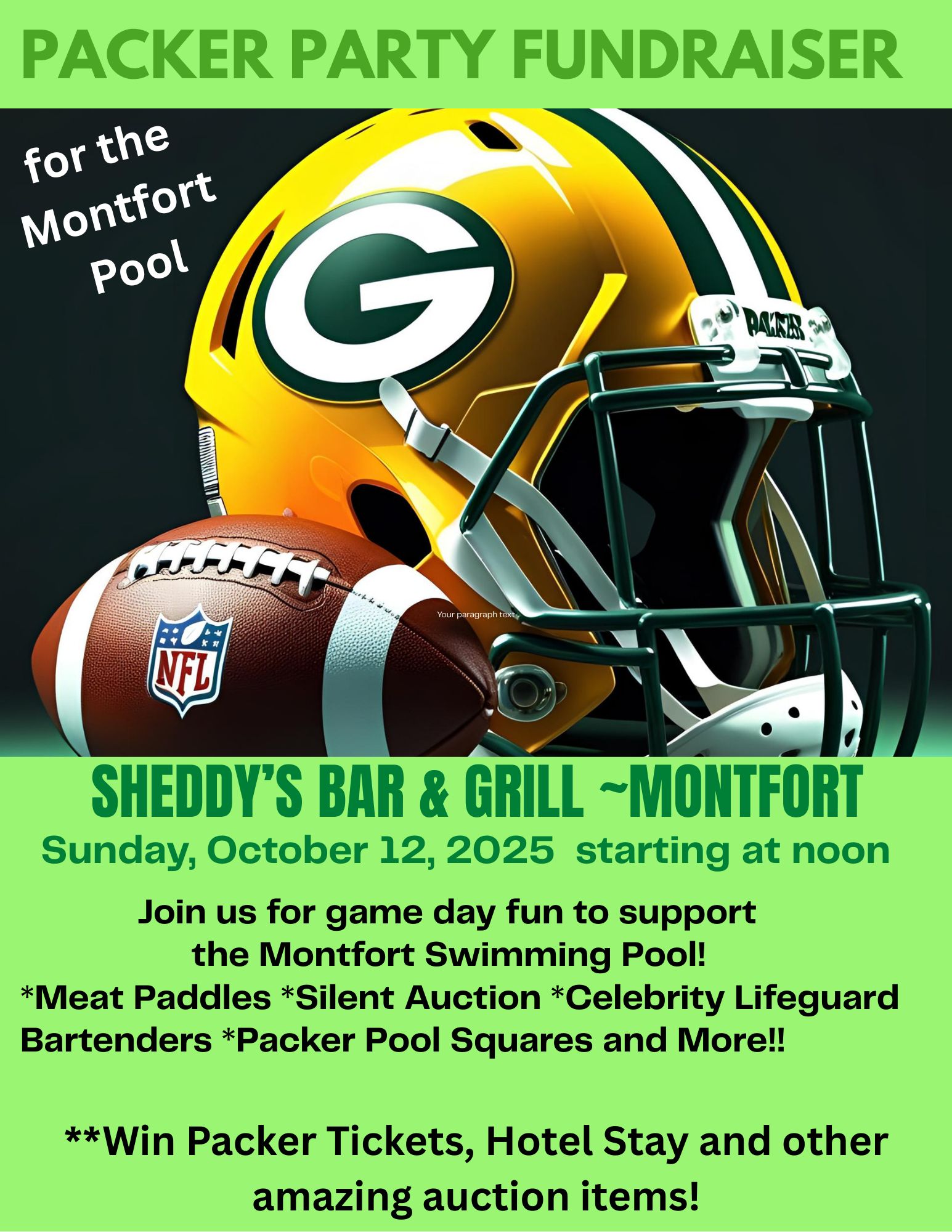 Packer Party Fundraiser
