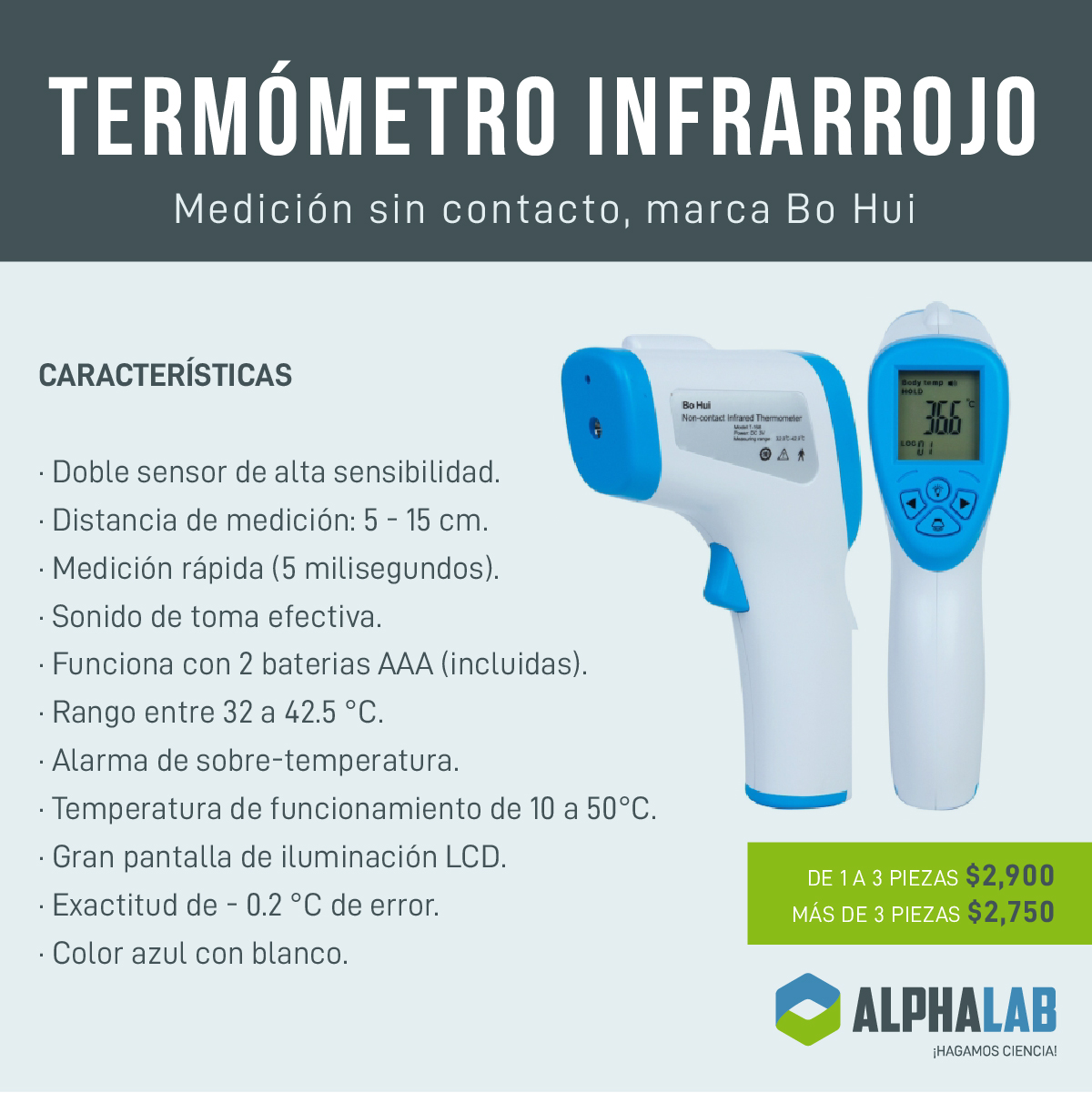 Alpha Lab - El termómetro es una herramienta básica en el...